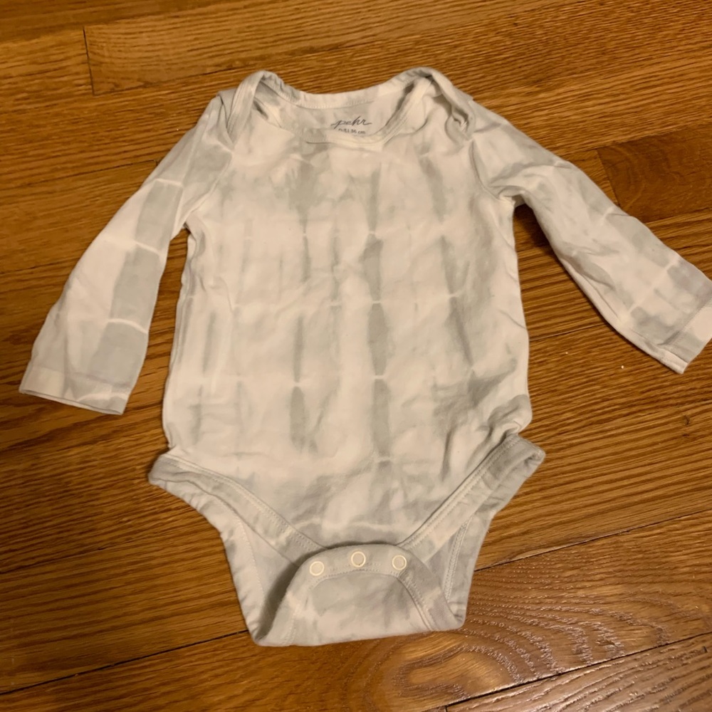 Pehr Tie Dye Bodysuit Onesie 0-3 Months Organic Cotton
